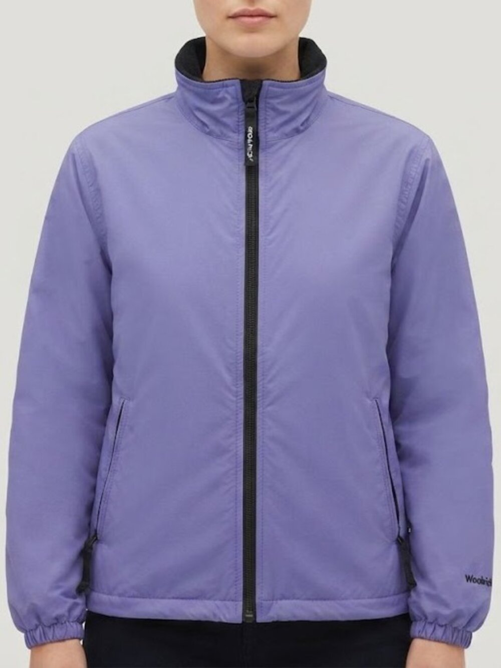 Woolrich Lavender Purple Lightweight Fleece Windbreak Jacket